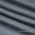 Coton ignifuge mélange acrylique Tissu en toison gris foncé